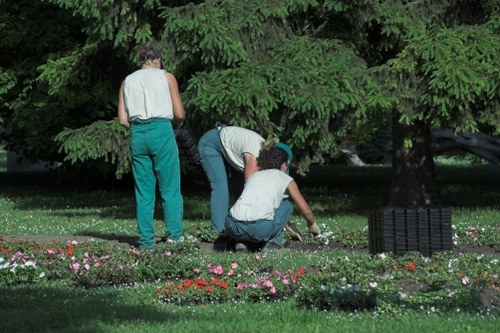 Legal terms page for gardening services with compliance details